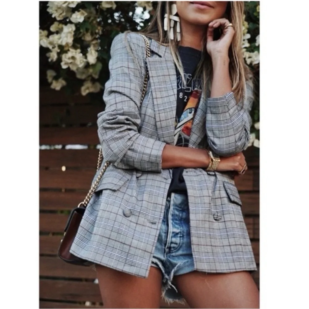 MAJORELLE Rhea Blazer in Pewter (Size XXS) - Picture 1 of 10